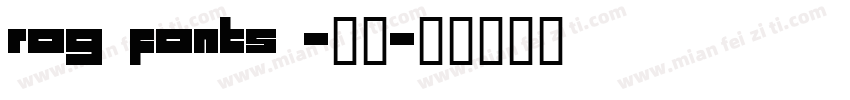 rog fonts -常规字体转换